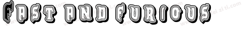 Fast and furious字体转换